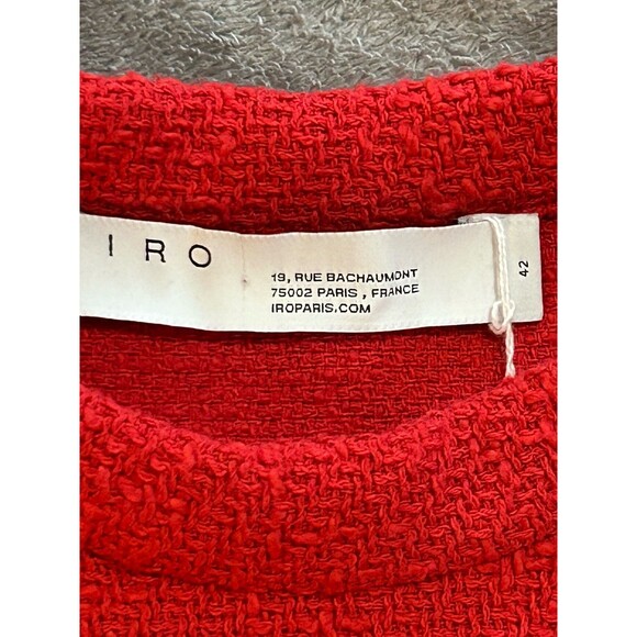 IRO 2 Pc Shirt & Jacket Set (France Sz 40/US Sz 8) Jacket Sz 40/Shirt Sz 42 - Picture 9 of 9